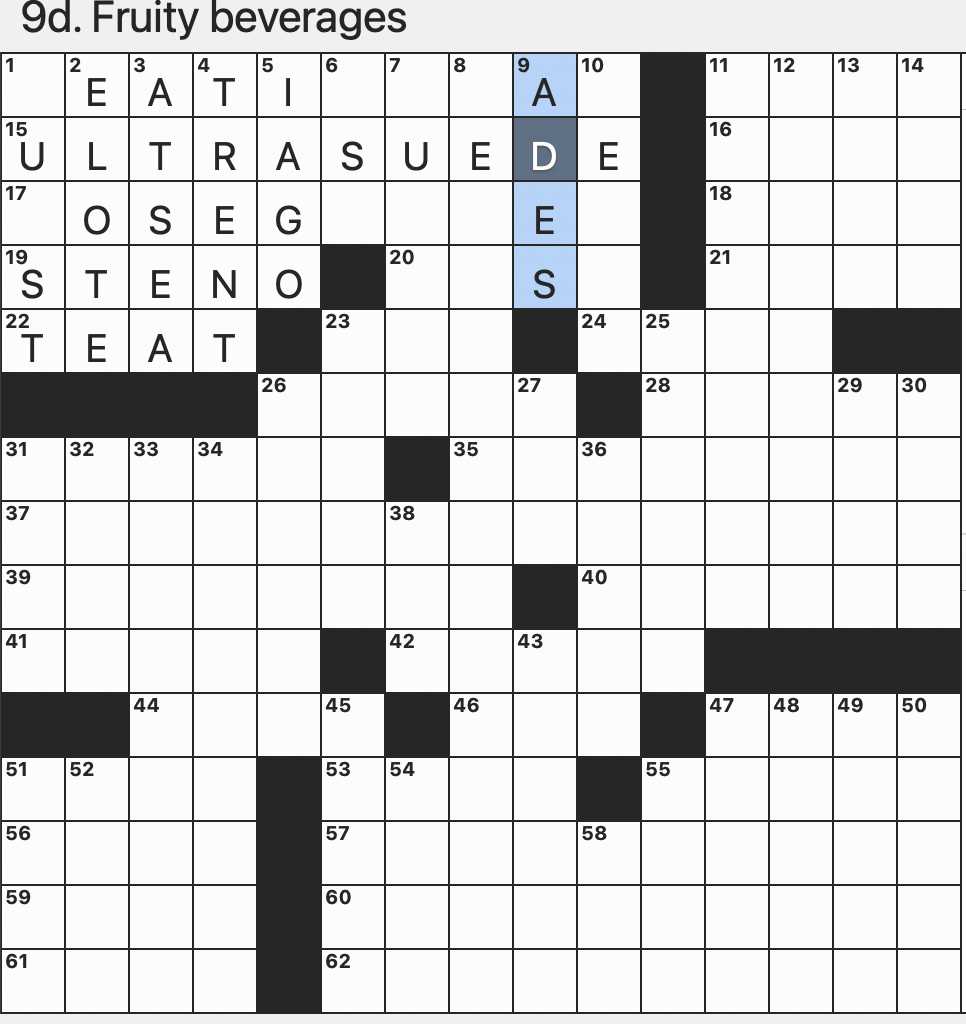 Beverage Featured In A Christmas Story FRI 11 7 25 Illustrator Of The Tammany Tiger Bygone Office Assistant In An Awesome Way Slangily Victuals Informally Domesticated Insect Entirely Dependent On Rex Parker Does The NYT Crossword Puzzle
