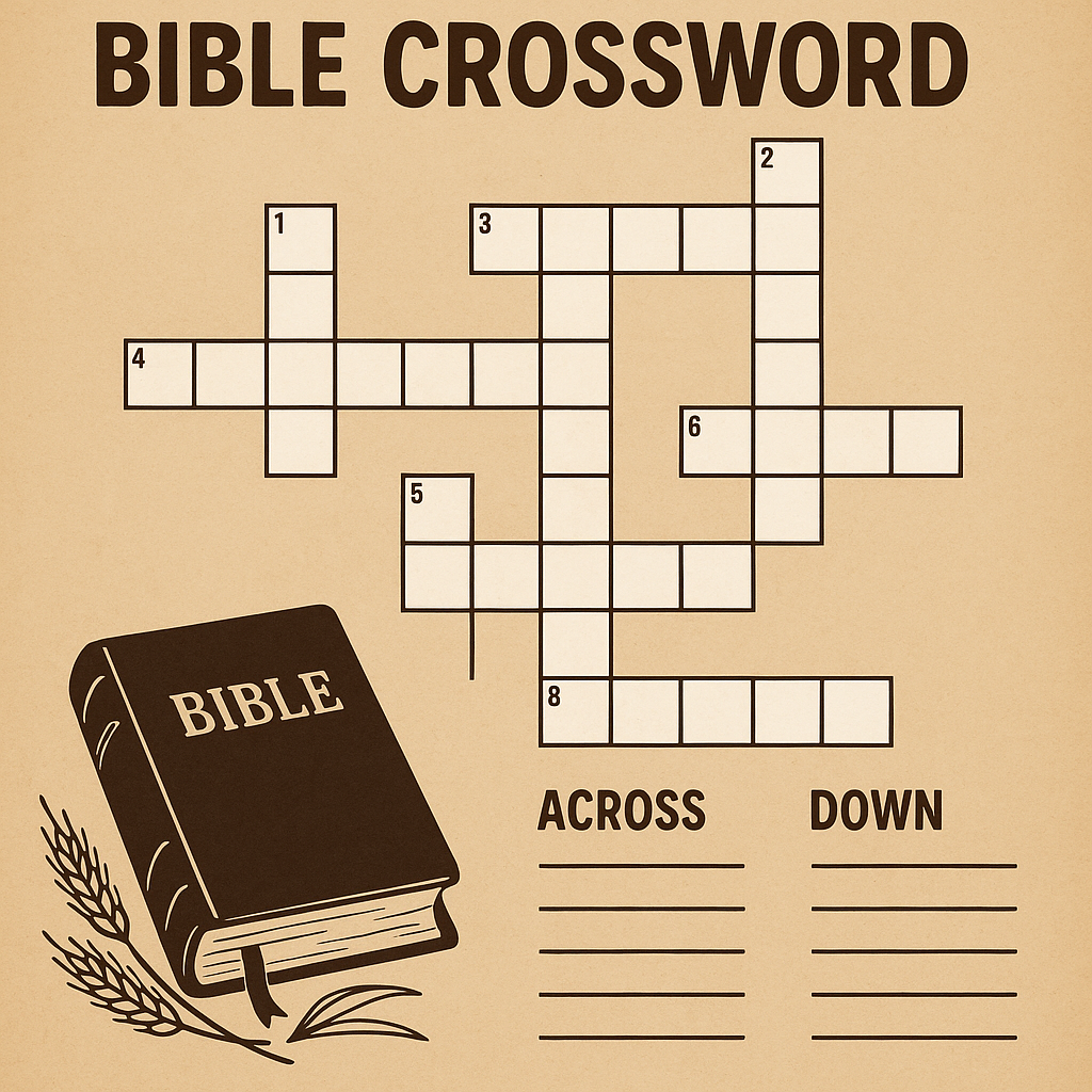 Bible Crossword Puzzle Genesis And Exodus