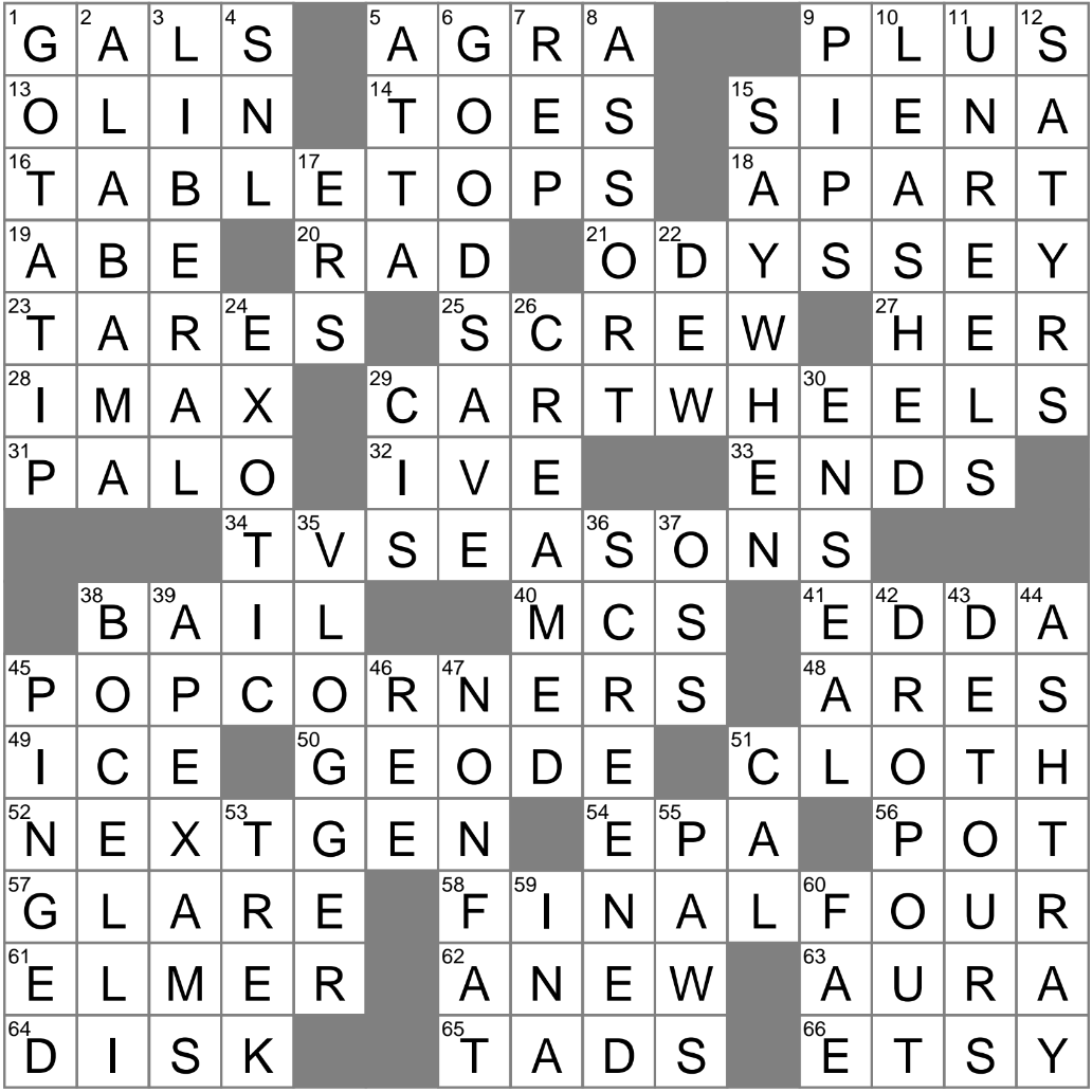 Big Name In Cinema Crossword Clue Archives LAXCrossword