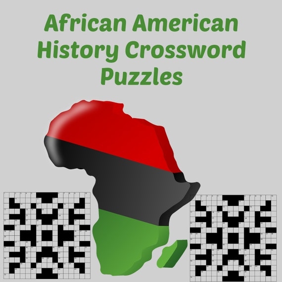 Black History Crossword Puzzle Black History Word Games 