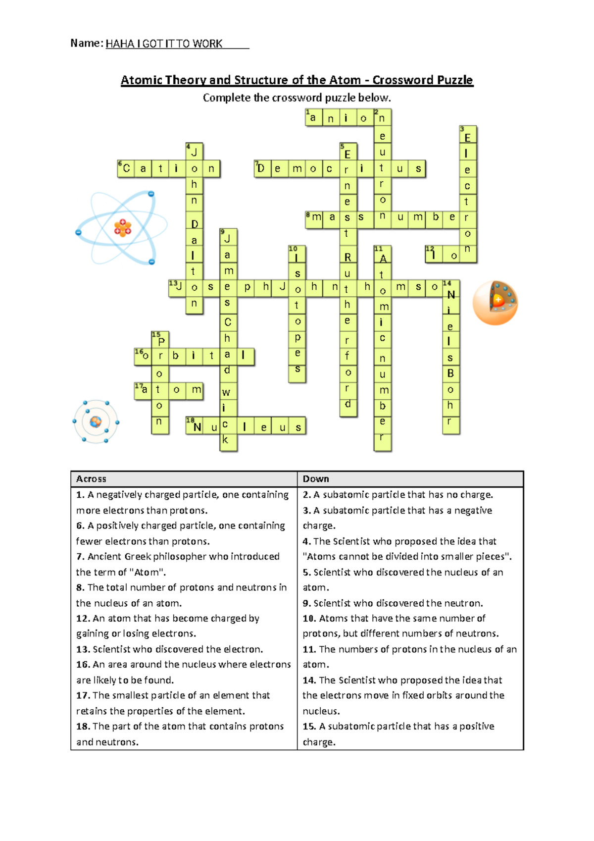 subatomic particle crossword subatomic particle crossword