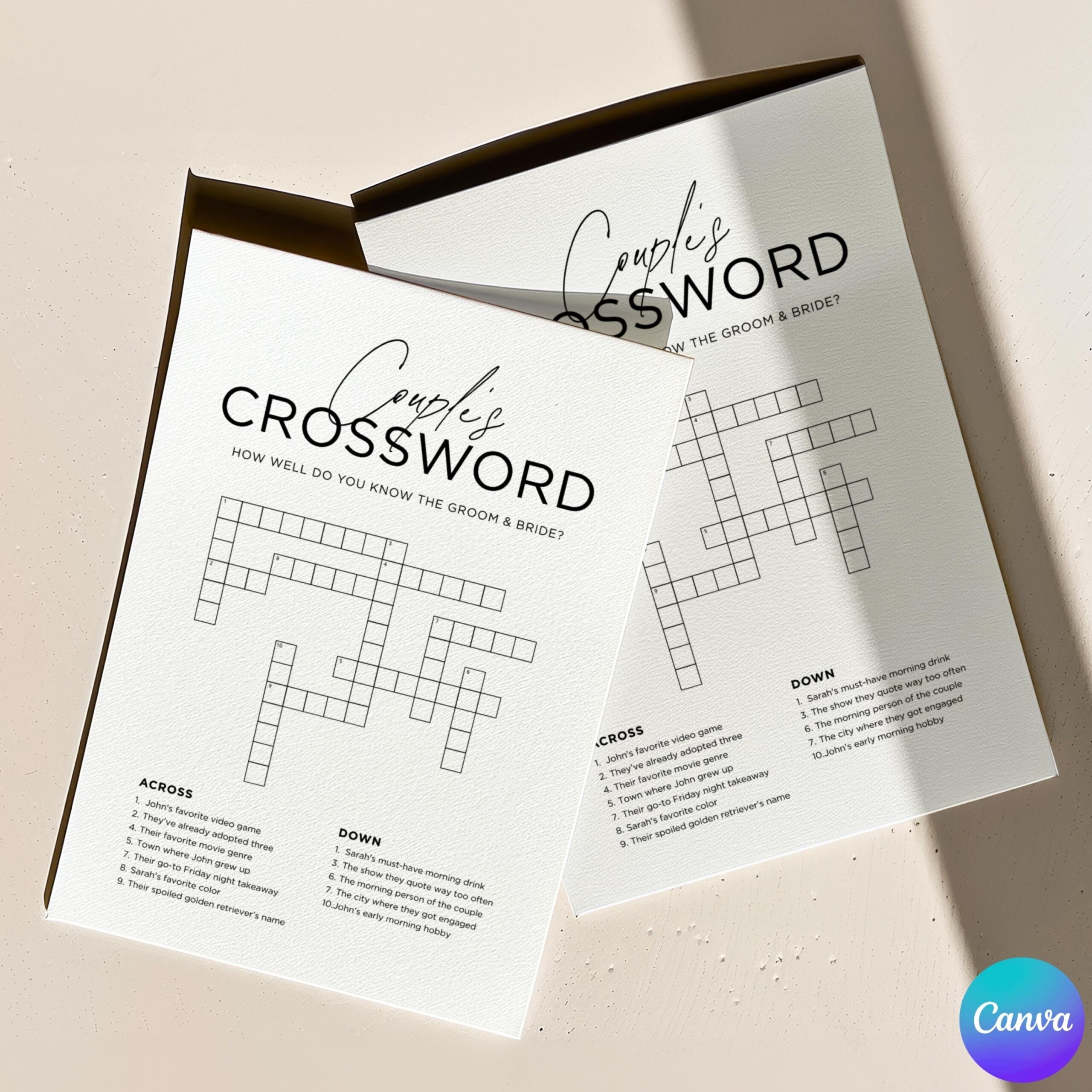 per person crossword clue