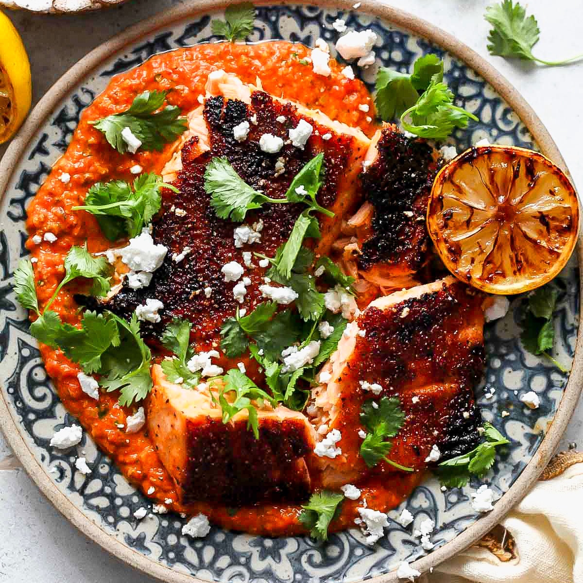 Broiled Salmon With Pepita Salsa Dishing Out Health Broiled Salmon With Pepita Salsa Dishing Out Health