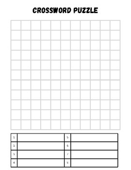 Build Your Own Crossword Puzzle By Madeline Daily TPT