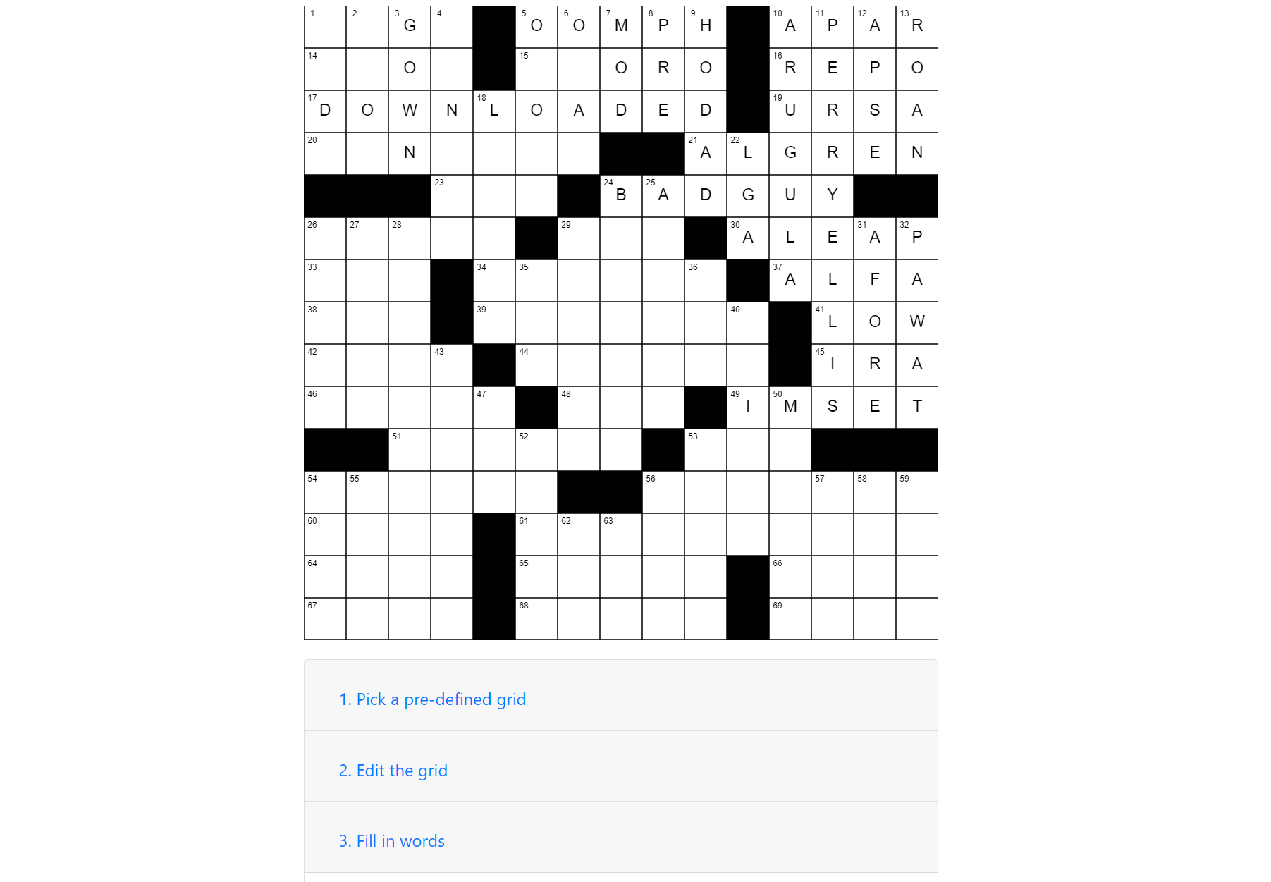 Building The Crossword Builder Blog Of The Dad