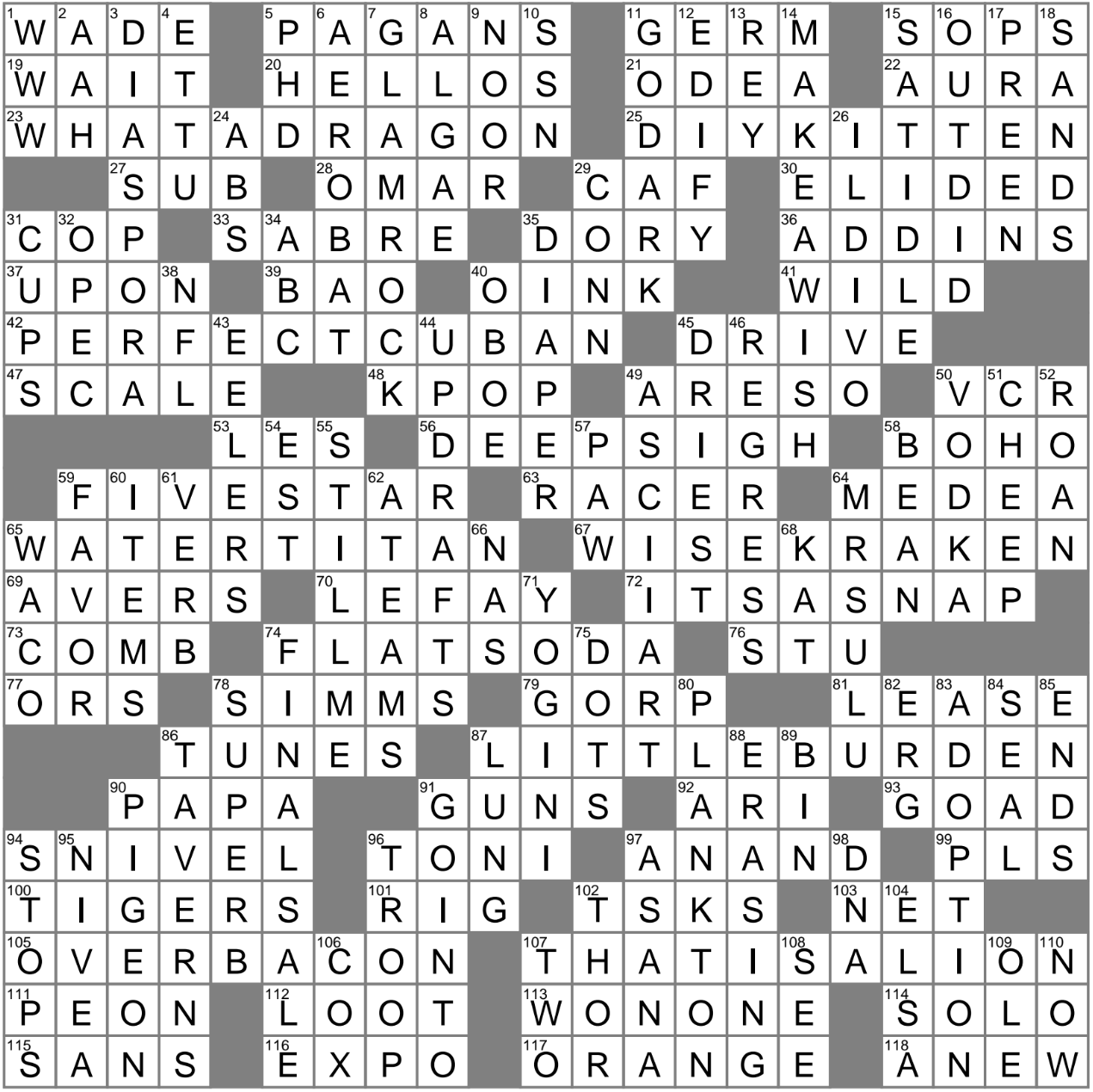 Campy 1970s Music Genre Crossword Clue Archives LAXCrossword