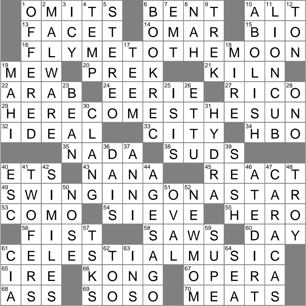 Casual Pass Crossword Clue Archives LAXCrossword