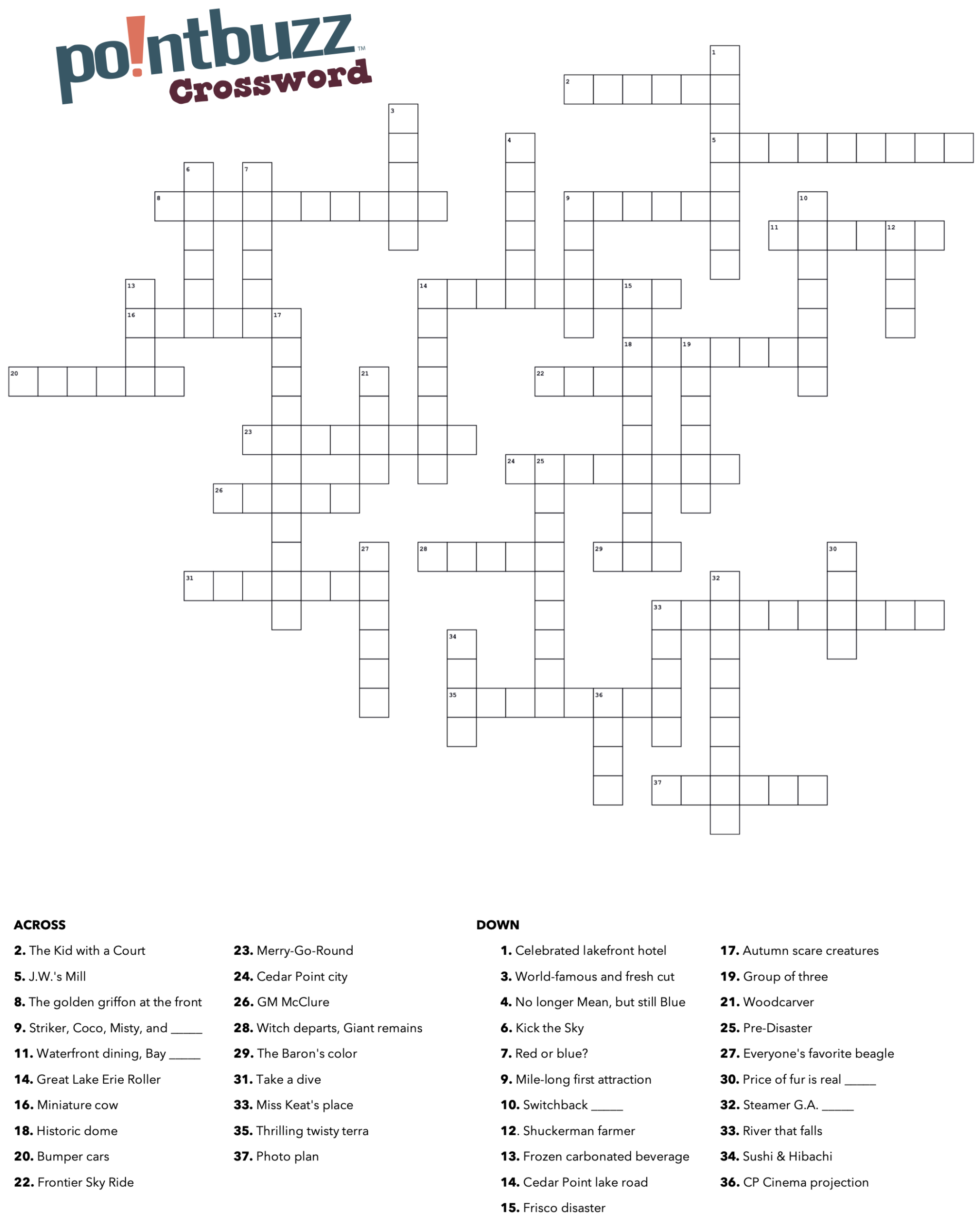 lowest point crossword puzzle clue