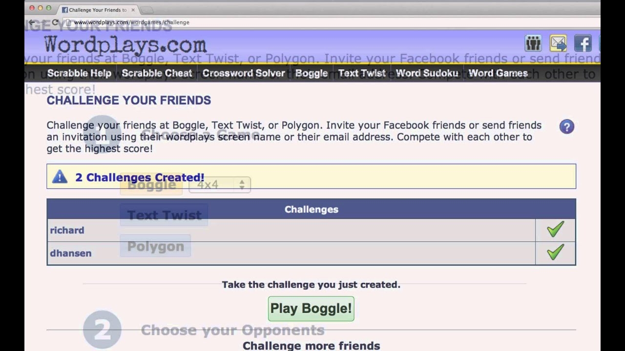Challenge Friends To Play Word Games YouTube