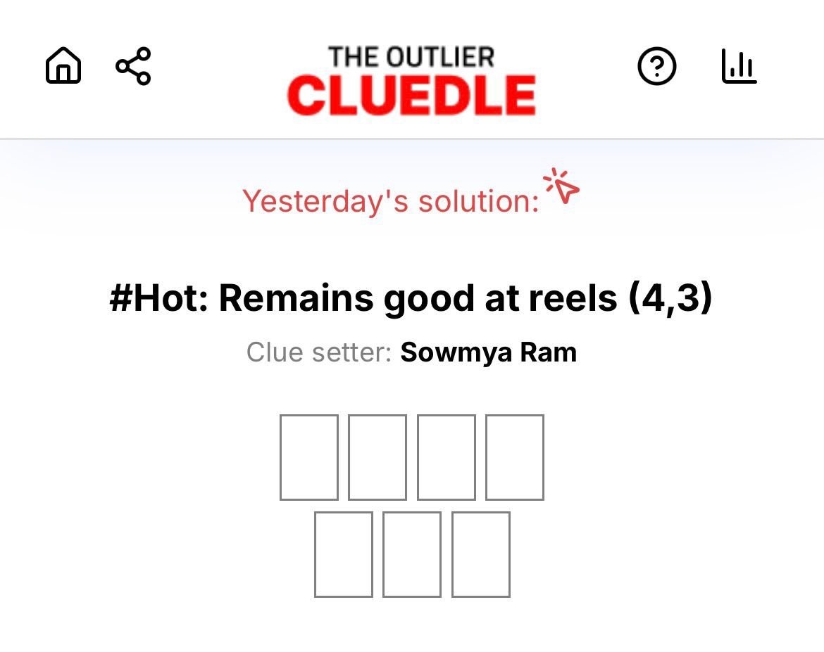 Check Out My Clue Featured In cluedle Today Https t co BUej6fGOHQ cryptic clue cluedle crossword
