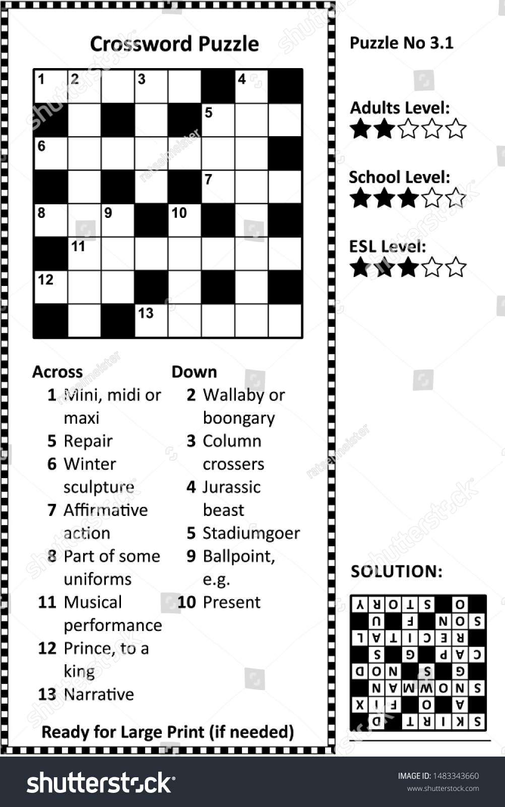 Clipart Crossword Puzzle Clue Clipart Crossword Puzzle Clue