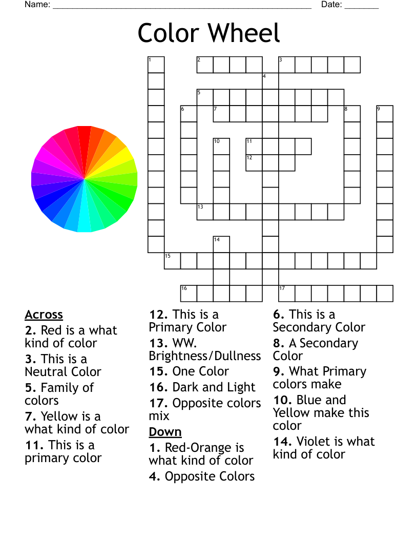 Color Crossword WordMint
