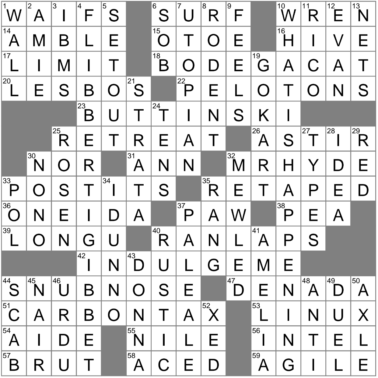 Commercial Pest Control Crossword Clue Archives LAXCrossword