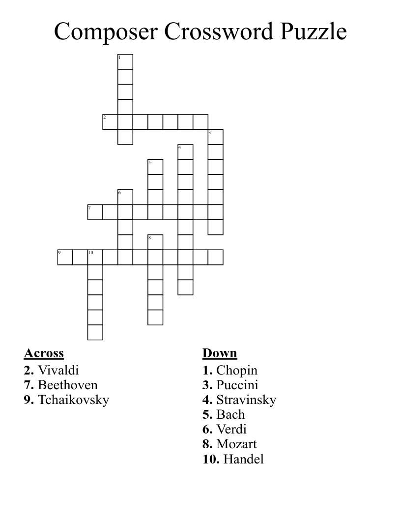aida composer crossword puzzle clue