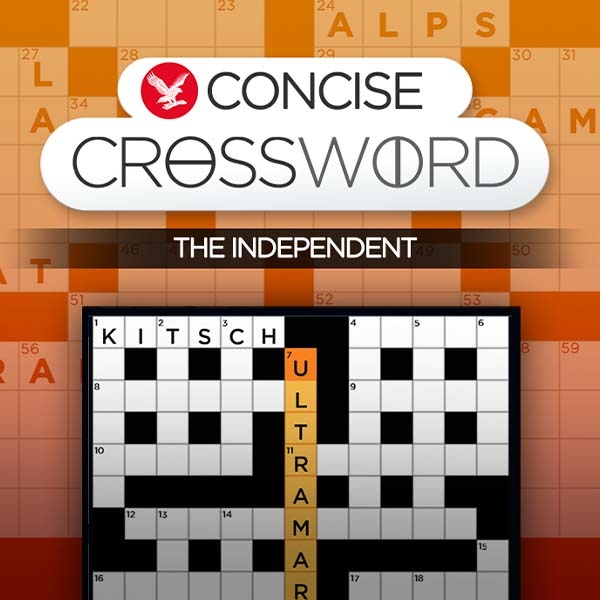 concise crossword puzzle clue