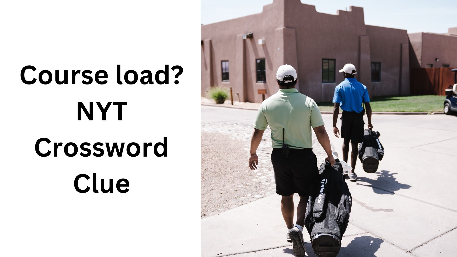 Course Load NYT Crossword Clue November 16 2024