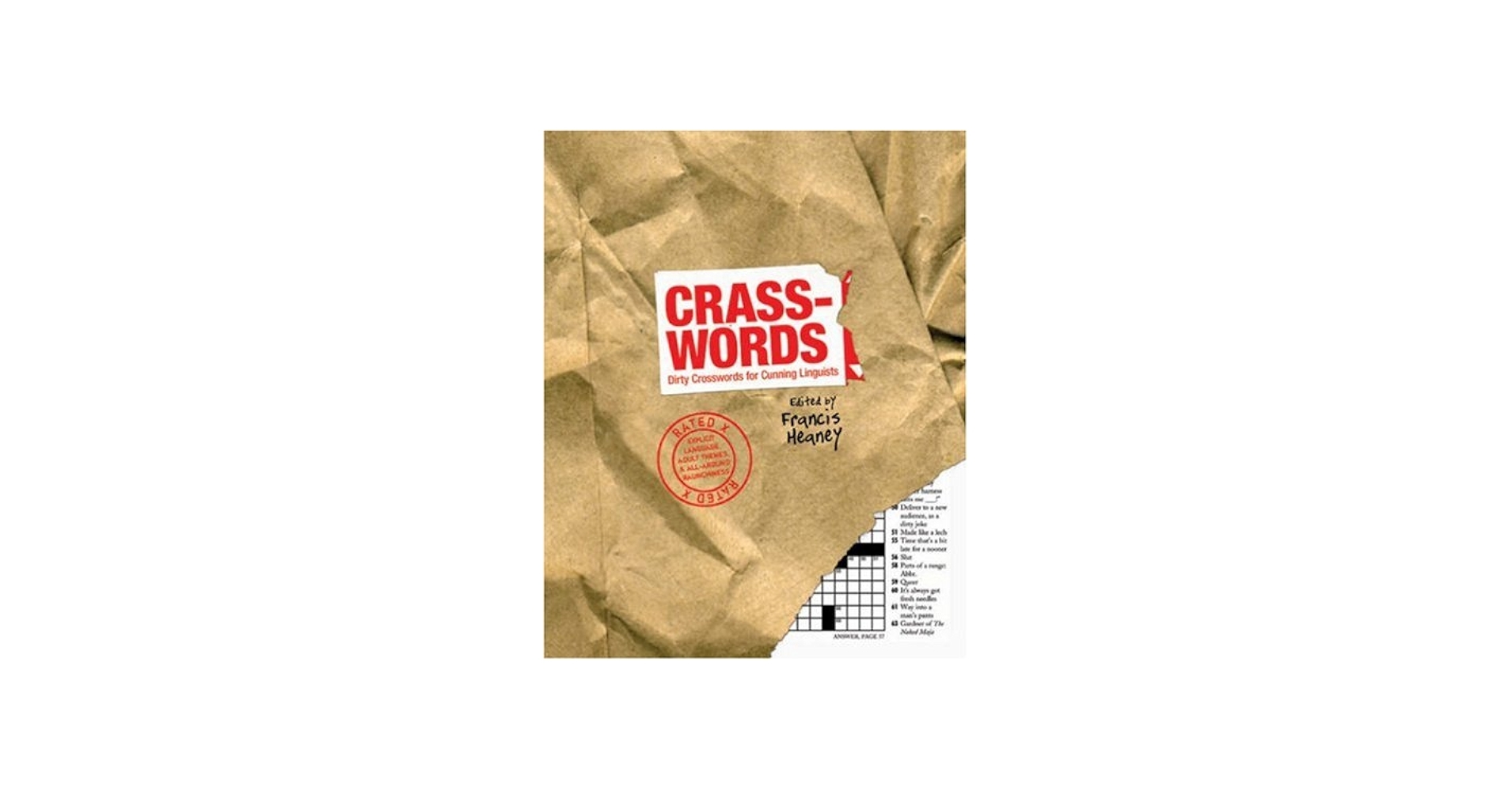 Crasswords Dirty Crosswords For Cunning Linguists Heaney Francis 9781402739651 Amazon Books