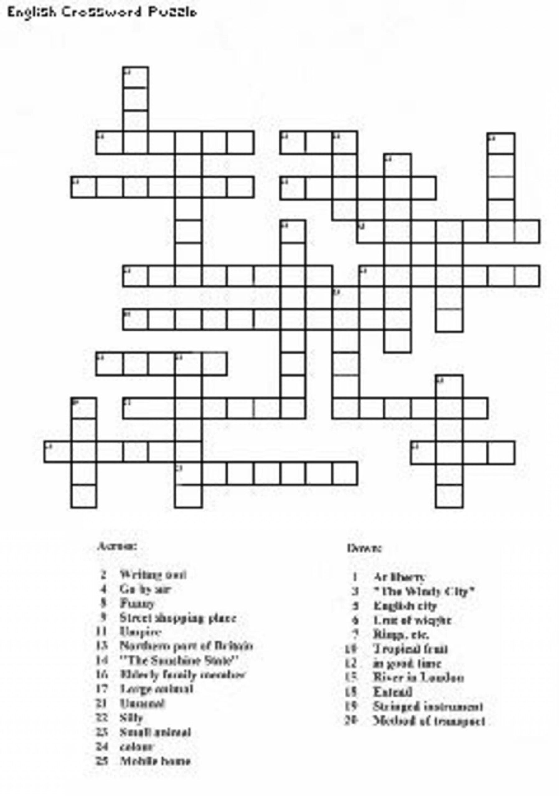 Create Your Own Crossword Puzzle Free Printable Create Your Own Crossword Puzzle Free Printable