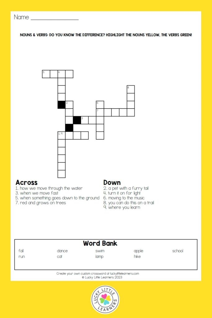 Create Your Own Crossword Puzzle Make Your Own Crossword Puzzle