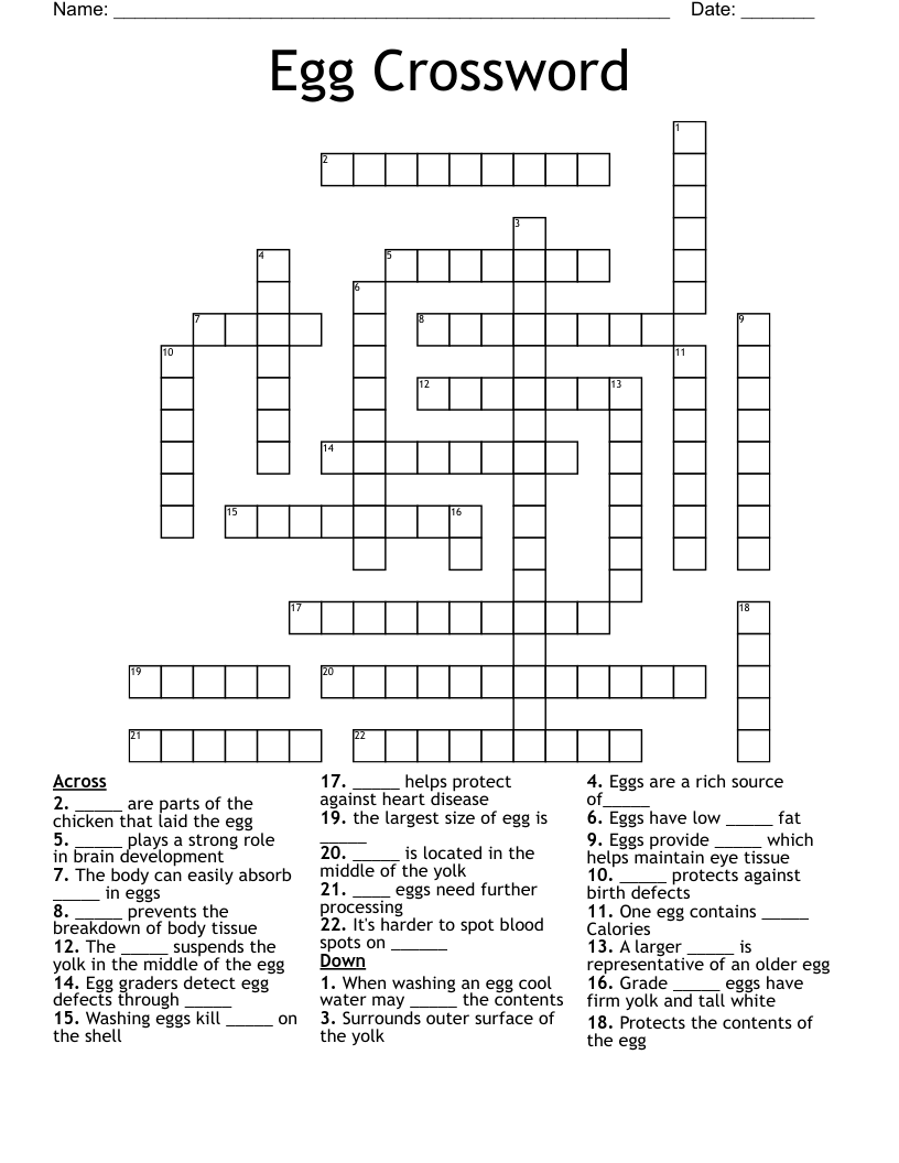 Crossword Clue Egg Shaped Crossword Clue Egg Shaped