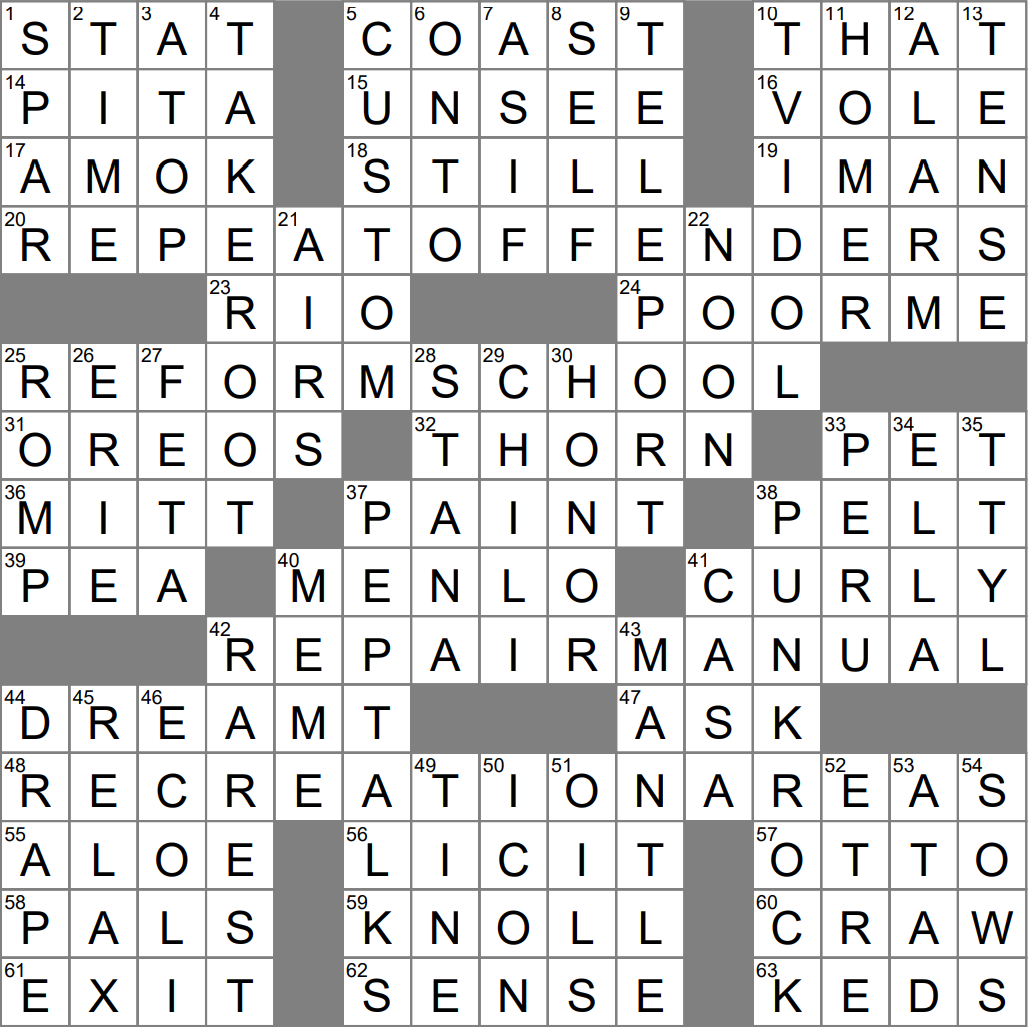 Crossword Clue Fit Of Pique At John Tabarez Blog
