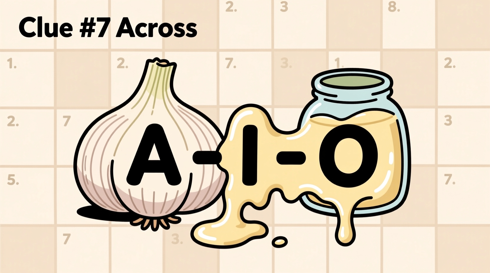 Crossword Clue Garlic Mayo The Answer Explained Crossword Clue Garlic Mayo The Answer Explained