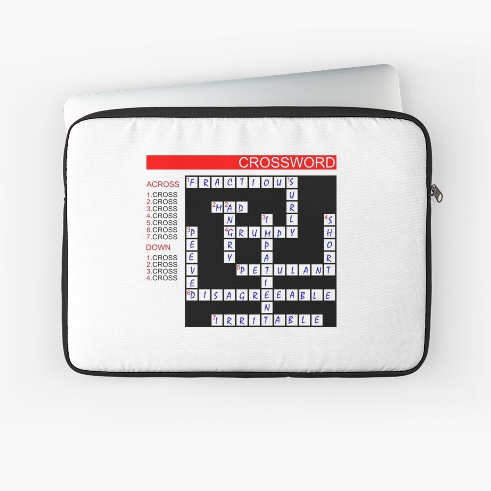 irritable crossword clue