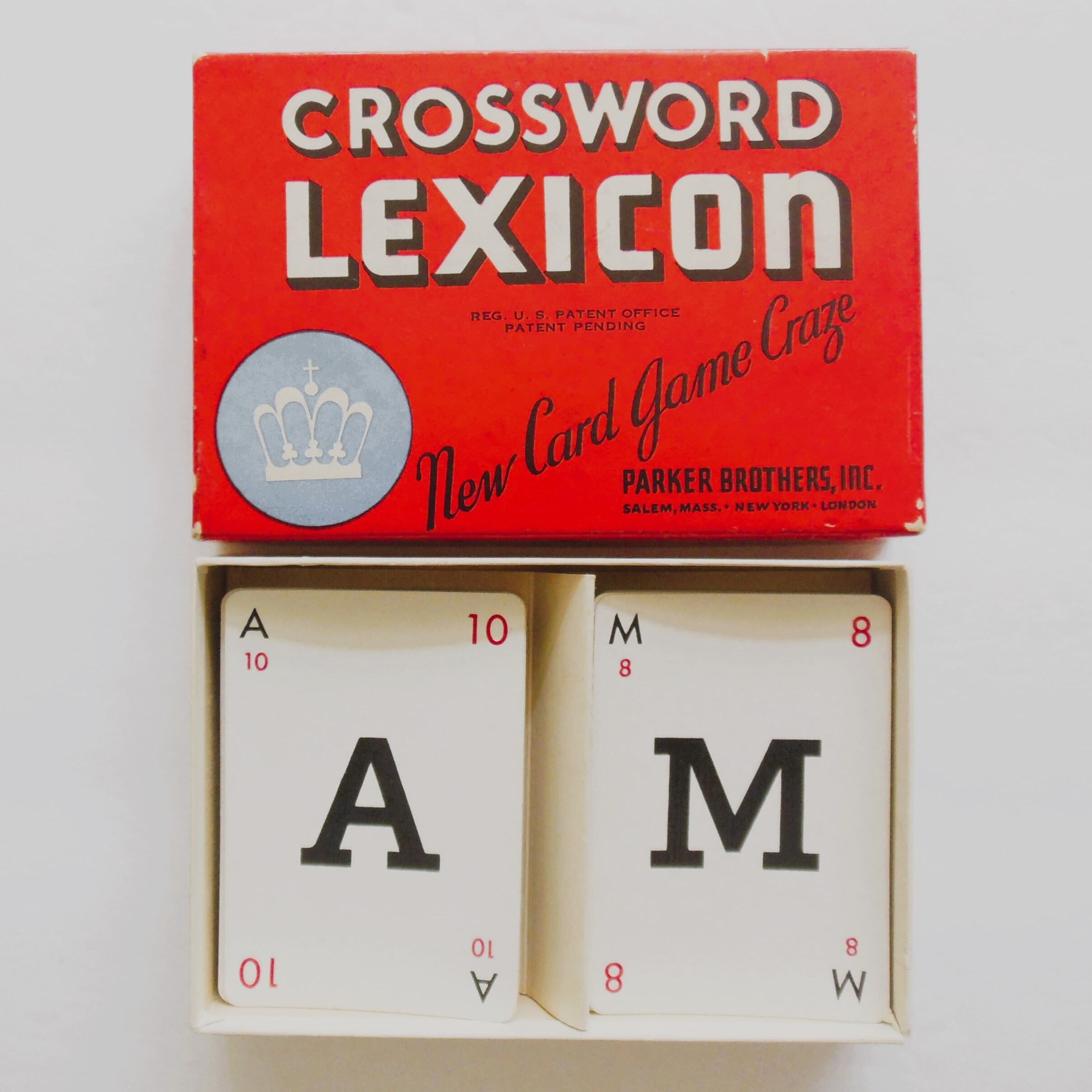 Crossword Lexicon Card Game By Parker Brothers Word Forming For 2 To 6 Players Or Solitaire 54 Cards And Instructions In Box Etsy