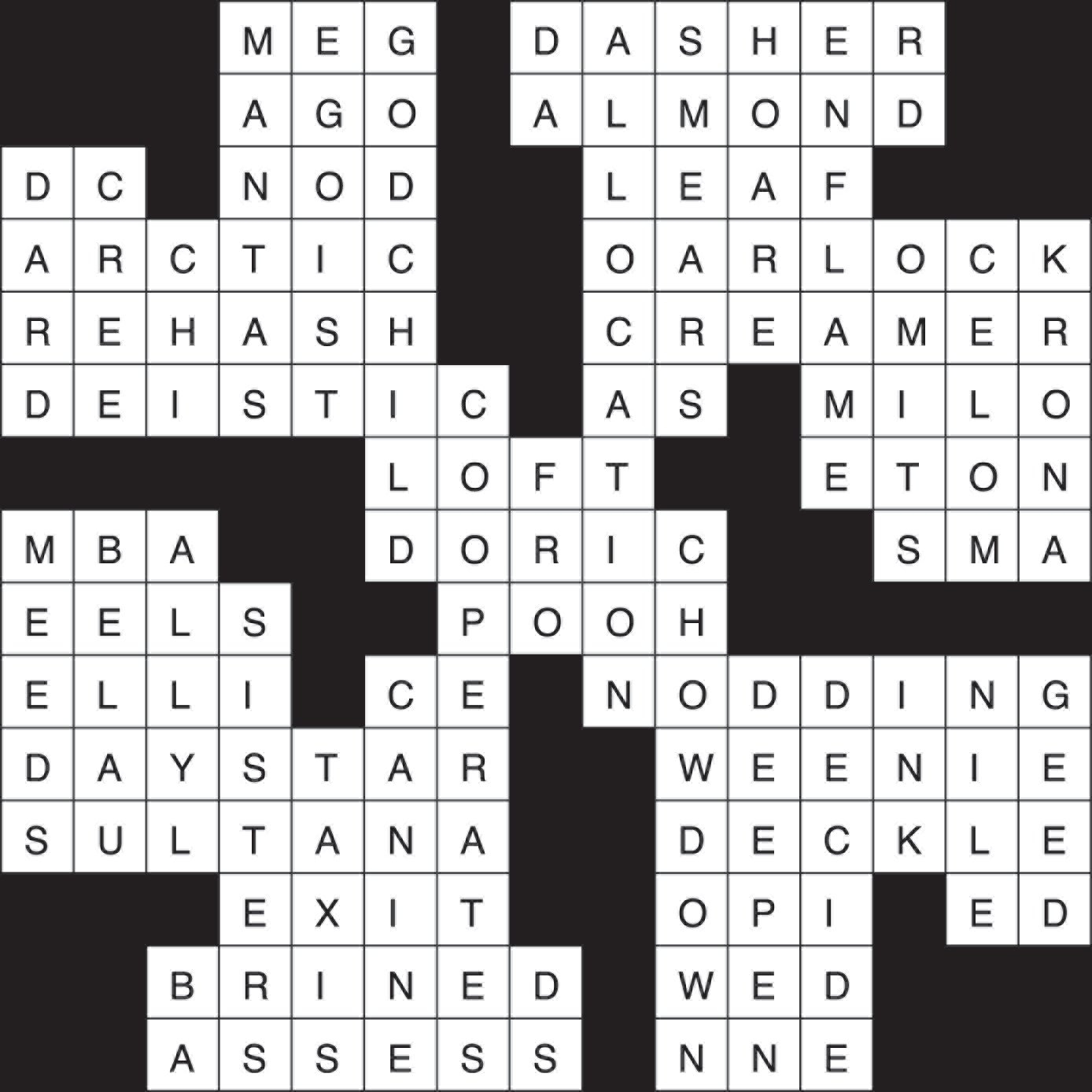 Crossword Puzzle Answers May 27 June 2 2021 The Northern Light Crossword Puzzle Answers May 27 June 2 2021 The Northern Light
