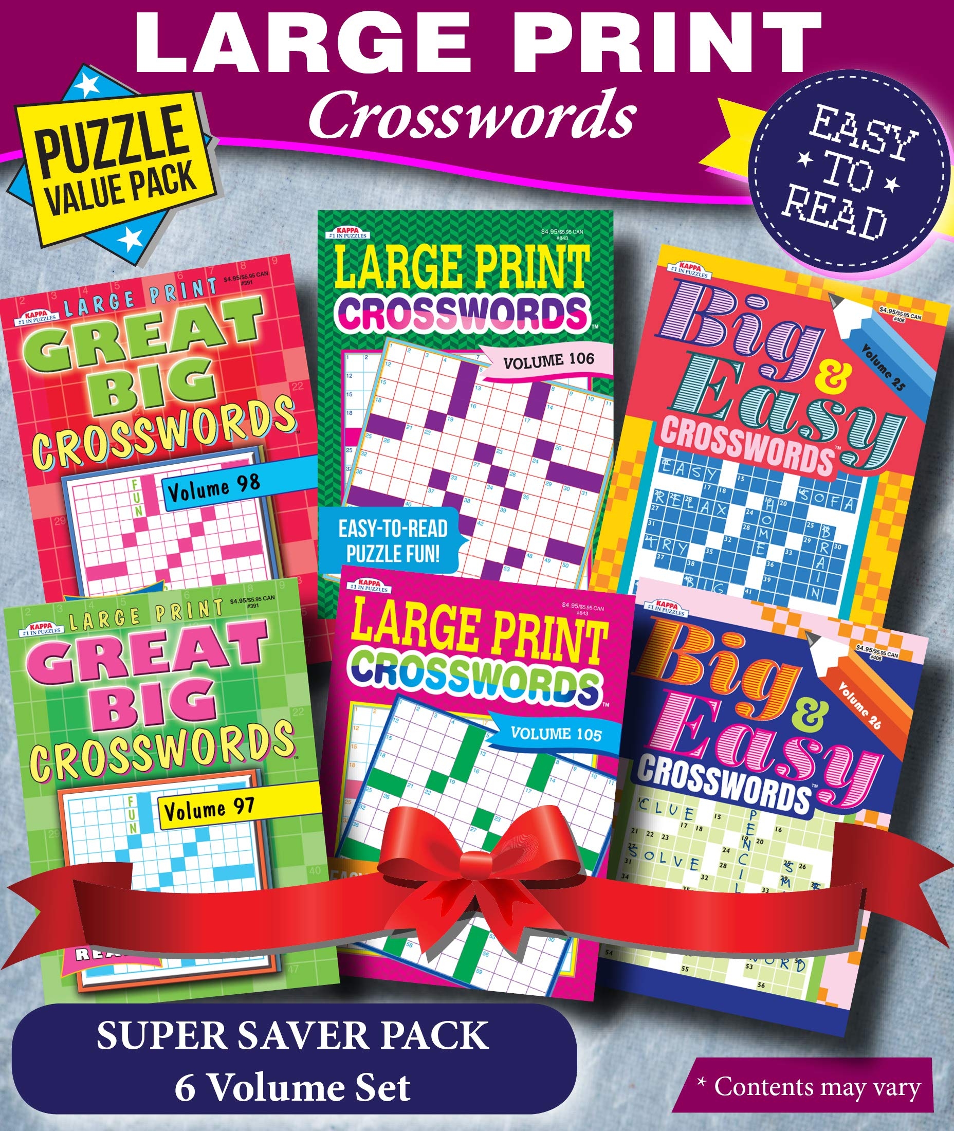 Crossword Puzzle Books Large Print Prntbl concejomunicipaldechinu gov co