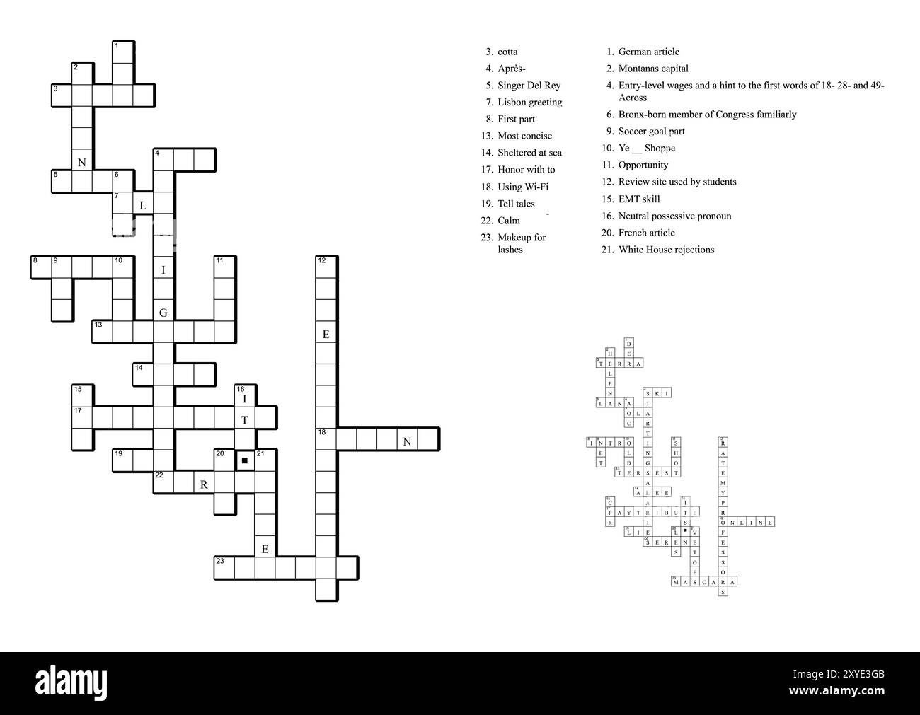 funny crossword puzzle clues