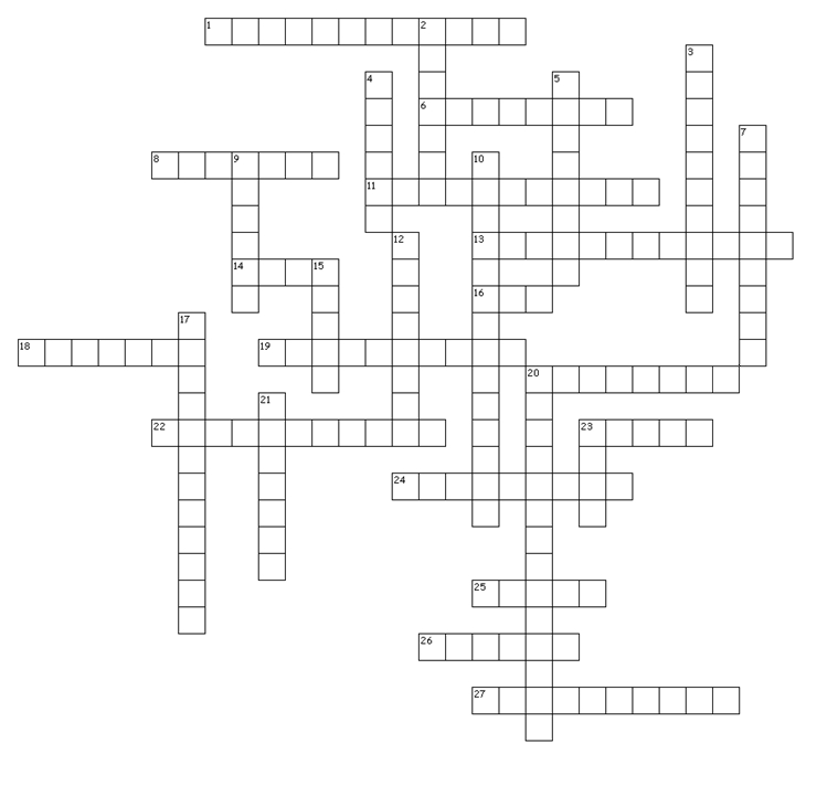 Crossword Puzzle Personality Lingo
