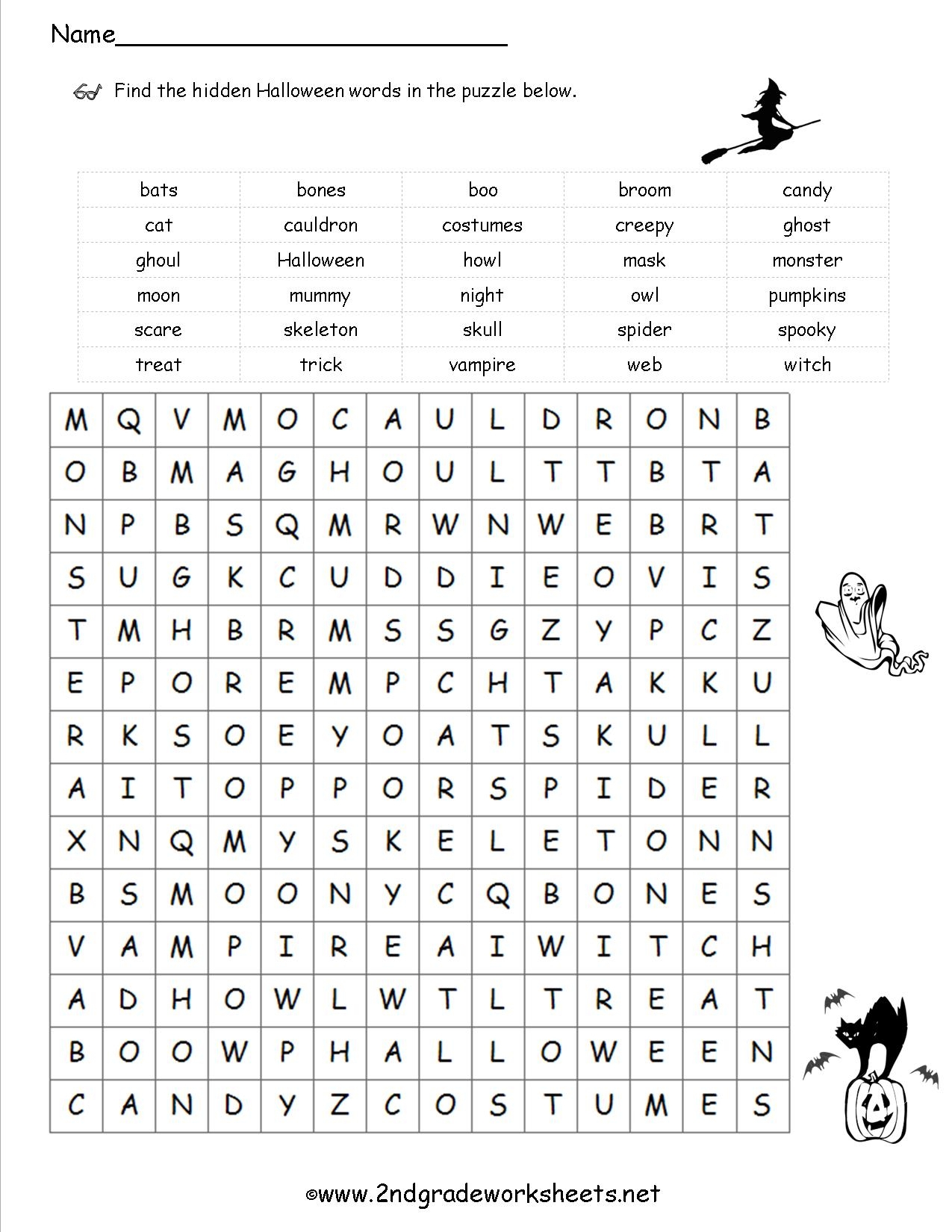 Crossword Puzzles For 4Th Graders Printable