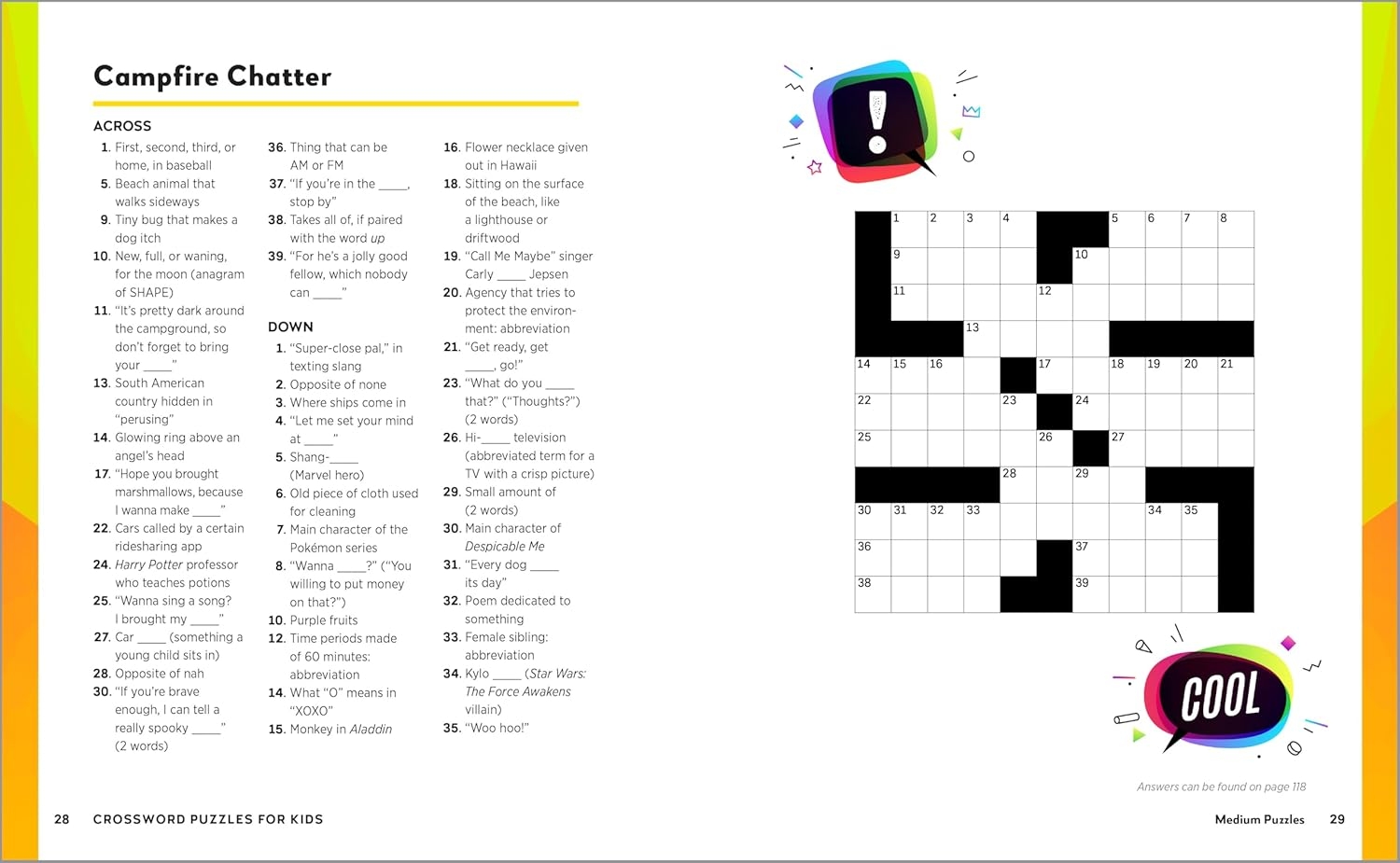 Crossword Puzzles For Kids A Fun And Challenging Bermuda Ubuy