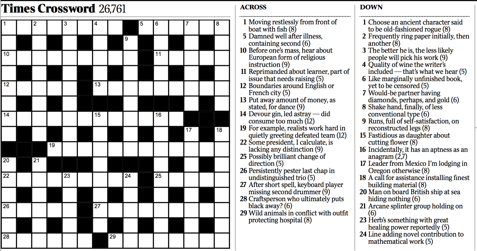 Crossword Roundup Exactly How Much Is A Smidgen Crosswords The Guardian