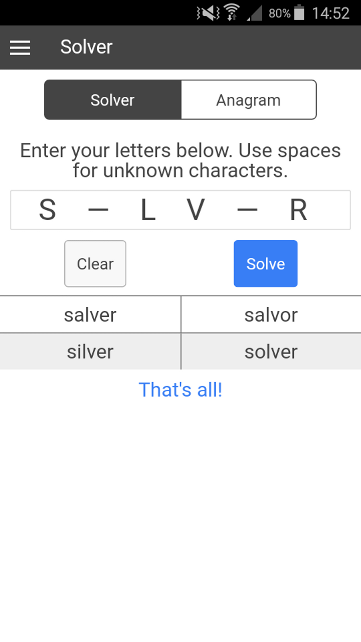 Crossword Solver CS Free App On The Amazon Appstore