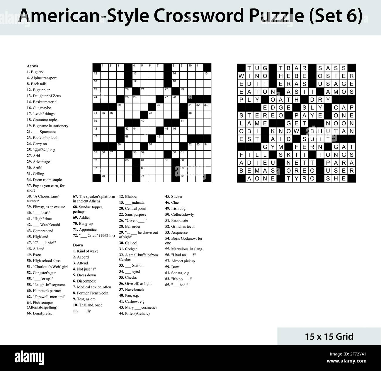 Crossword Stock Vector Images Alamy Crossword Stock Vector Images Alamy