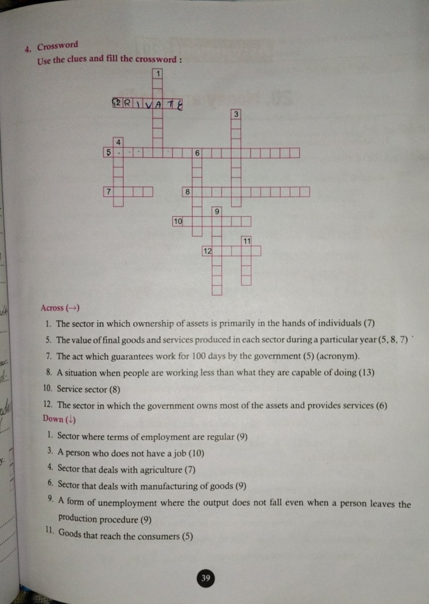 Crossword Use The Clues And Fill The Crossword Across rightarrow Crossword Use The Clues And Fill The Crossword Across rightarrow