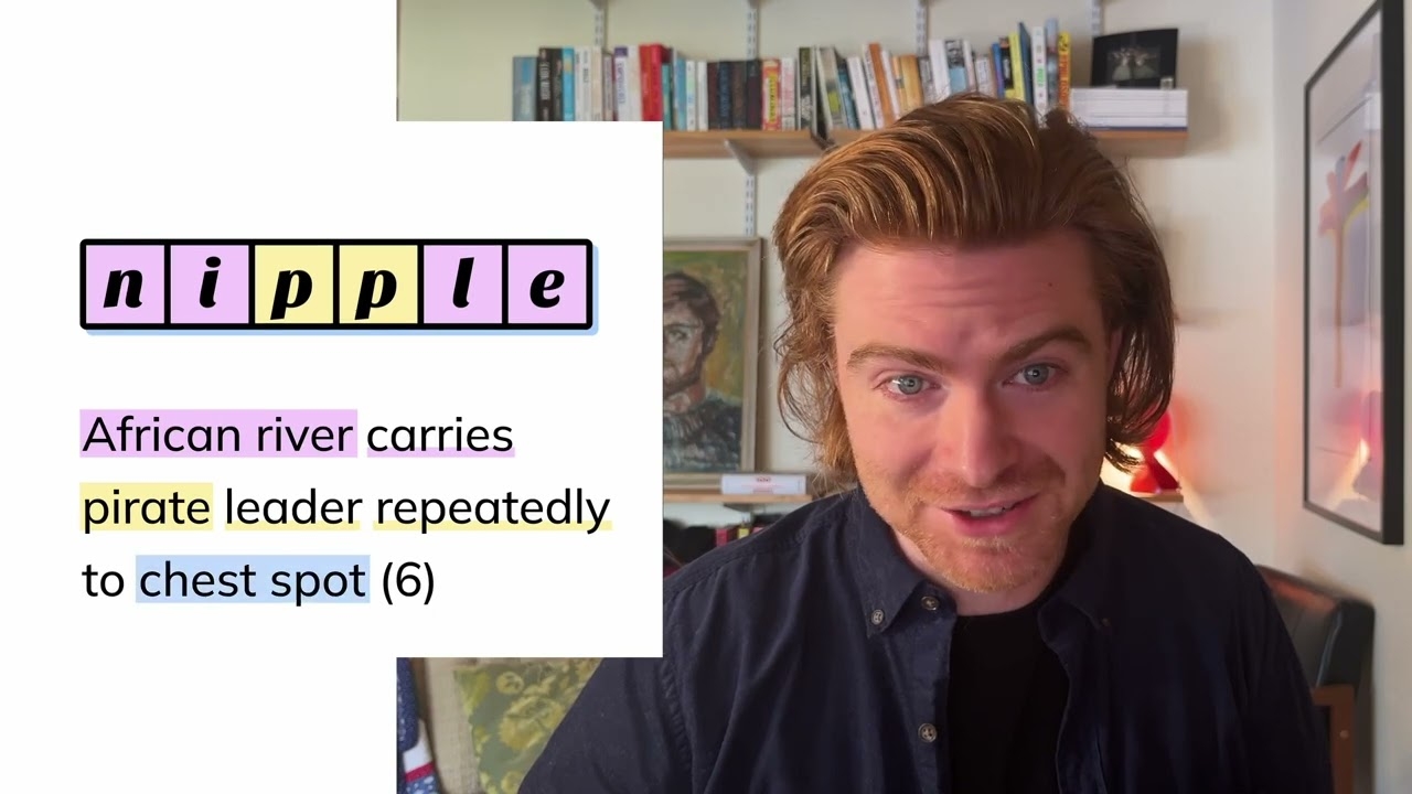 Cryptic Clue 39 African River Carries Pirate Leader Repeatedly To Chest Spot 6 crypticcrossword YouTube