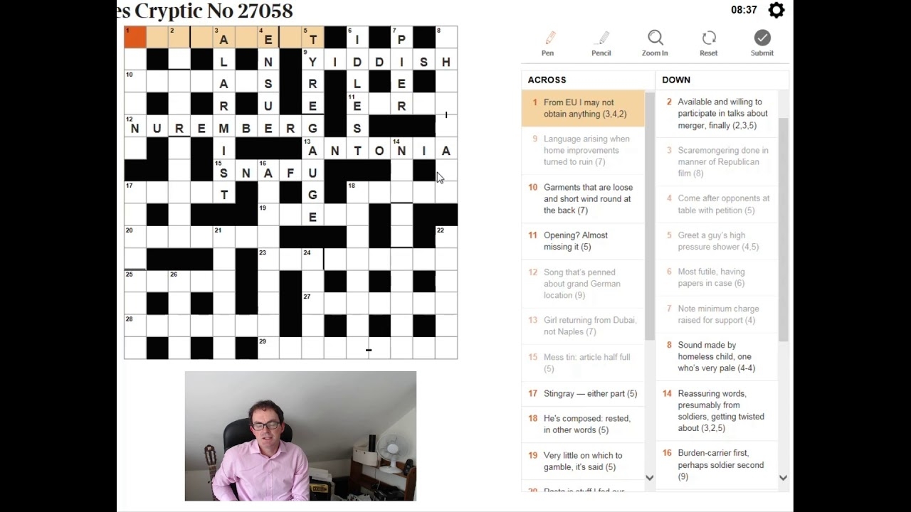burden with crossword clue
