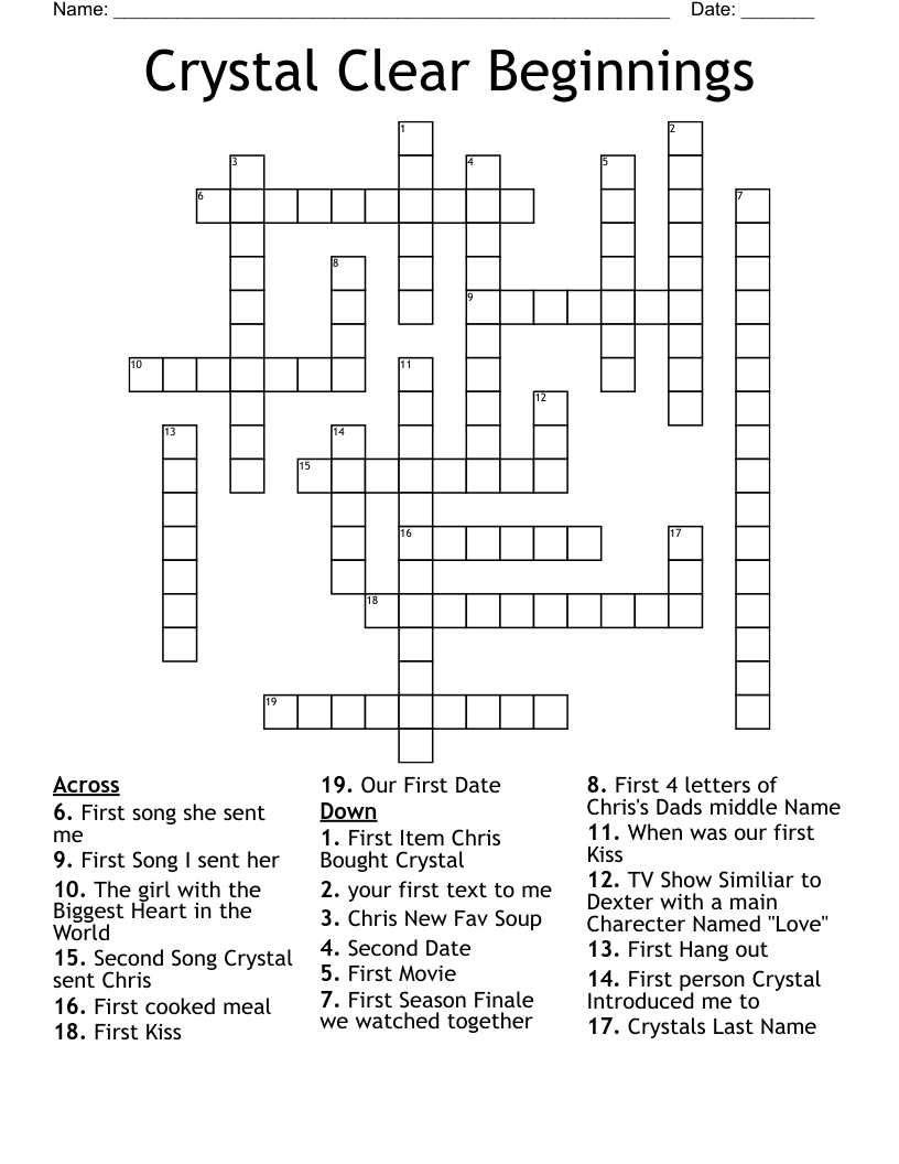 Crystal Clear Crossword Clue Crystal Clear Crossword Clue