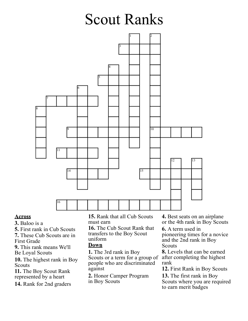 CSI Crossword Puzzle WordMint