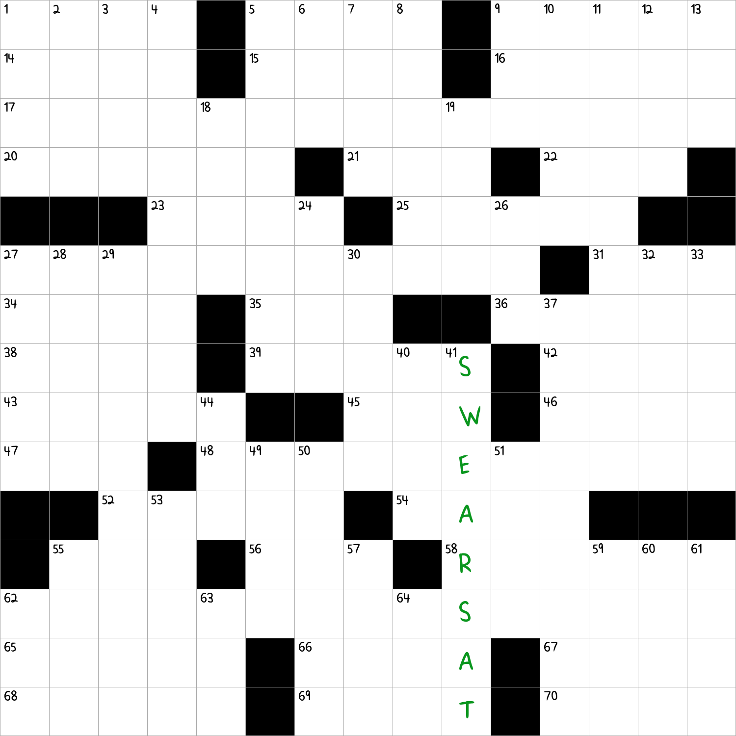 Curses Out NYT Crossword Clue October 22 2024