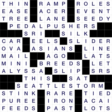 commuter daily crossword puzzle