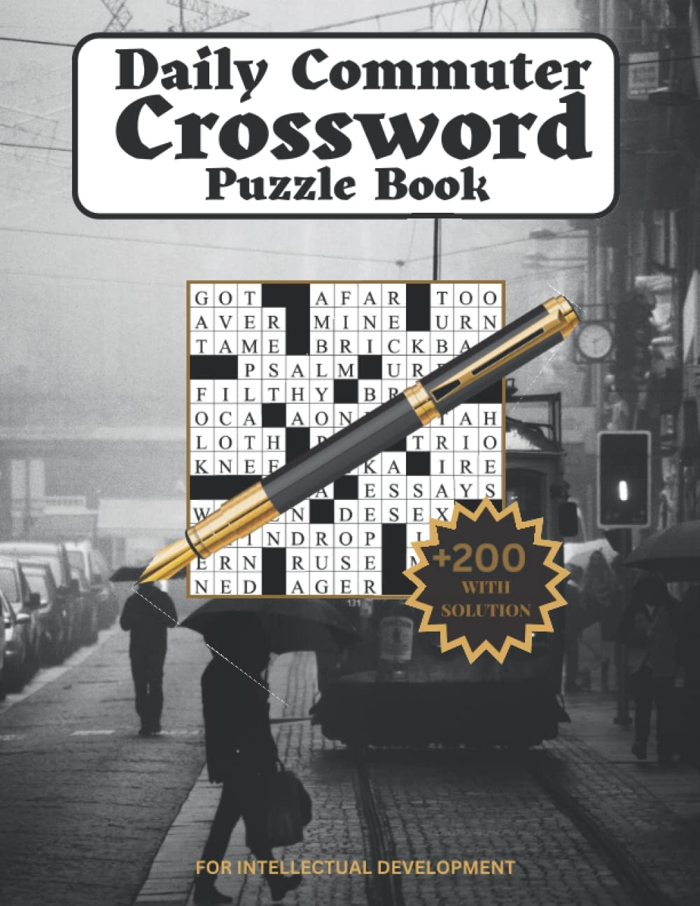 Daily Commuter Crossword Puzzle Book 200 Crossword Large Print Puzzle Book For Adults Travel Crossword Puzzle Books For Adults Large Print Book For Puzzle Lovers Adults And Seniors Acceptable 2nd Life Books