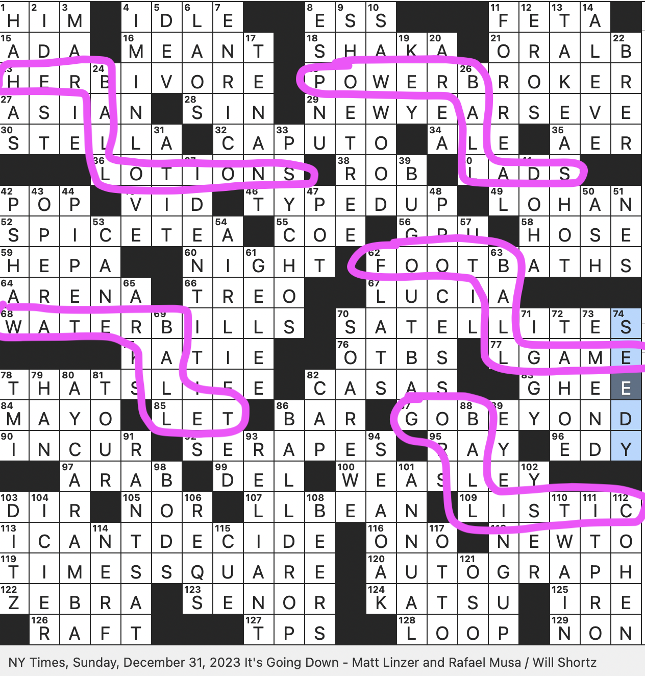 December 2023 Rex Parker Does The NYT Crossword Puzzle
