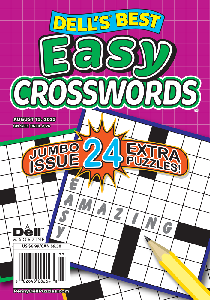 Dell Crossword Puzzles Penny Dell Puzzles