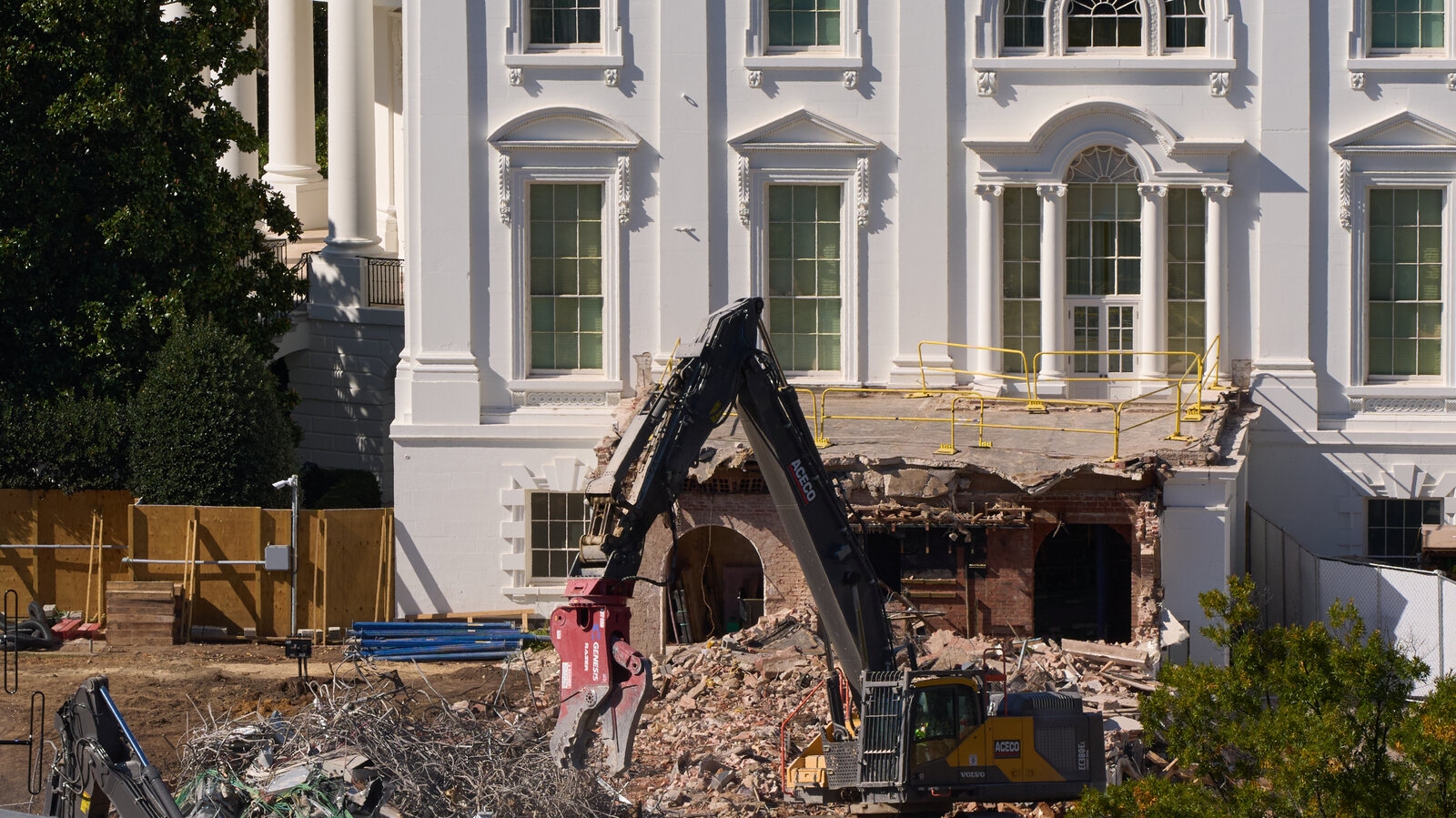 Demolition At The White House The New York Times