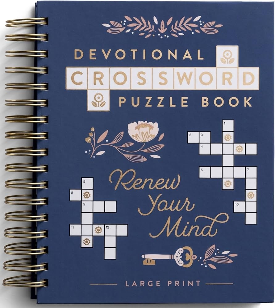 Devotional Crossword Puzzle Book Renew Your Mind DaySpring 9798886030297 Amazon Books