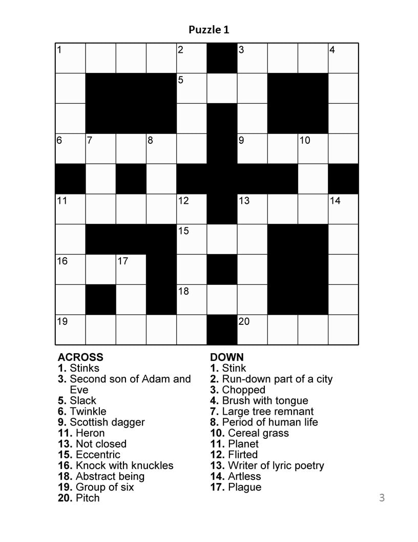 Digital Download 100 Printable Crossword Puzzles For Adults Fun Activities Book For Seniors Large Print Easy To Read Games With Solutions Etsy Digital Download 100 Printable Crossword Puzzles For Adults Fun Activities Book For Seniors Large Print Easy To Read Games With Solutions Etsy